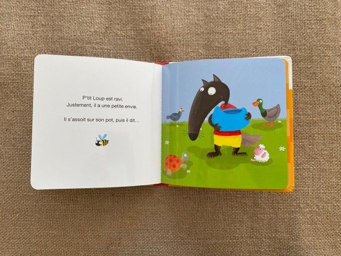 Livre p'tit loup va sur le pot Auzou d'occasion 