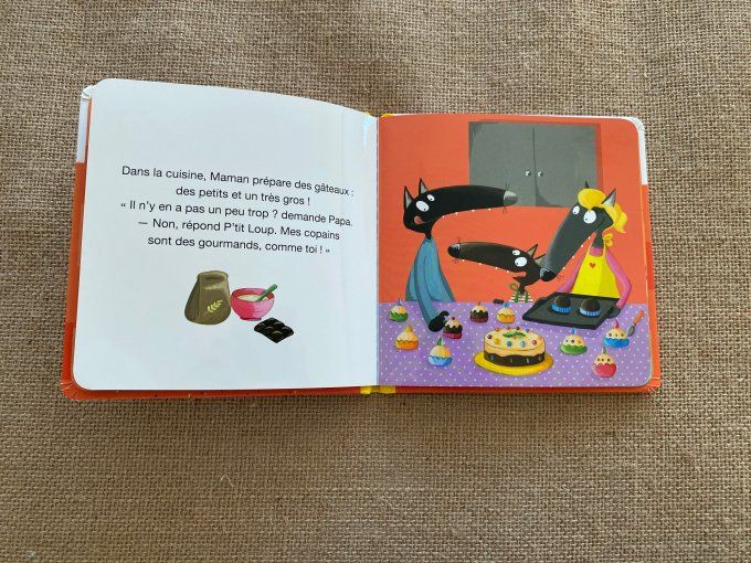 Livre p'tit loup fête son anniversaire Auzou d'occasion