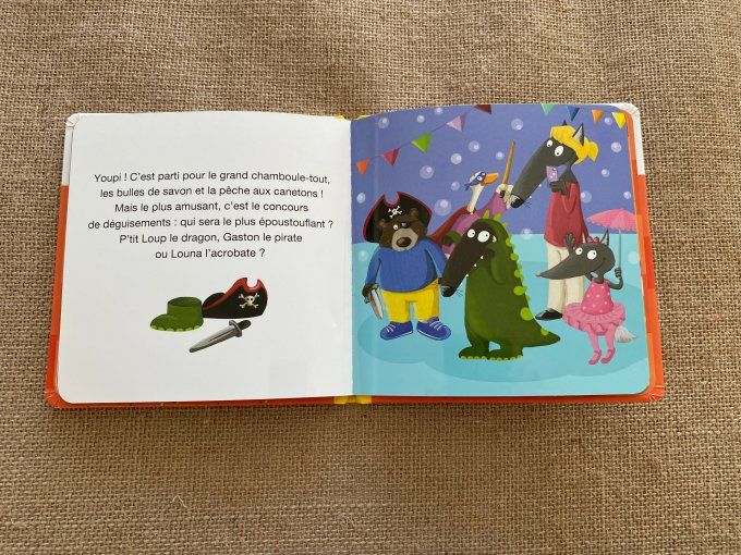 Livre p'tit loup fête son anniversaire Auzou d'occasion