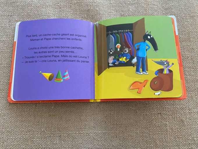 Livre p'tit loup fête son anniversaire Auzou d'occasion