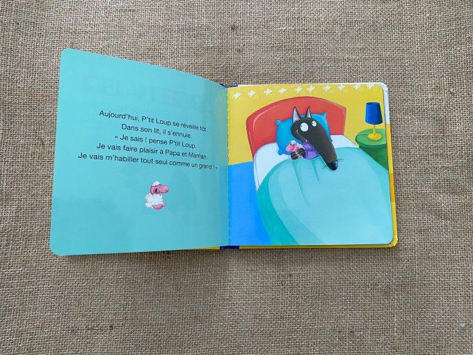 Livre p'tit loup s'habille tout seul Auzou d'occasion