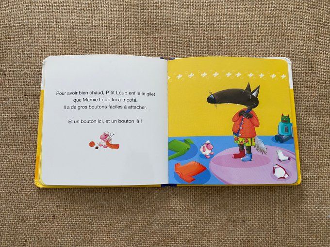 Livre p'tit loup s'habille tout seul Auzou d'occasion