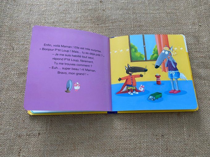 Livre p'tit loup s'habille tout seul Auzou d'occasion