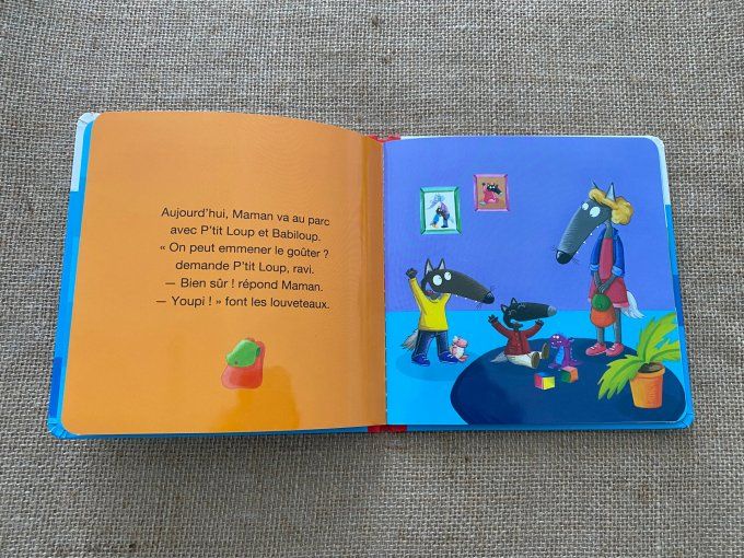 Livre p'tit loup fait une colère Auzou d'occasion 