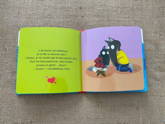 Livre p'tit loup fait une colère Auzou d'occasion 