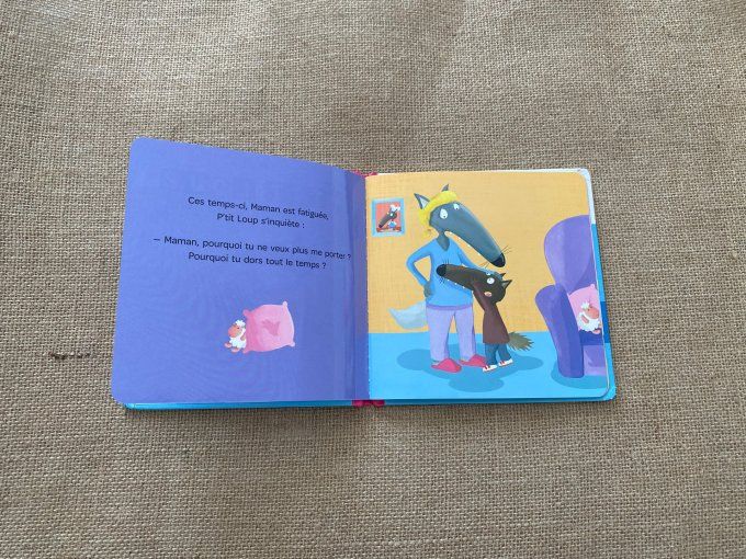 Livre p'tit loup devient grand frère Auzou d'occasion