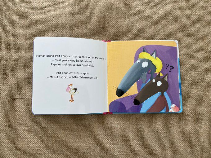 Livre p'tit loup devient grand frère Auzou d'occasion