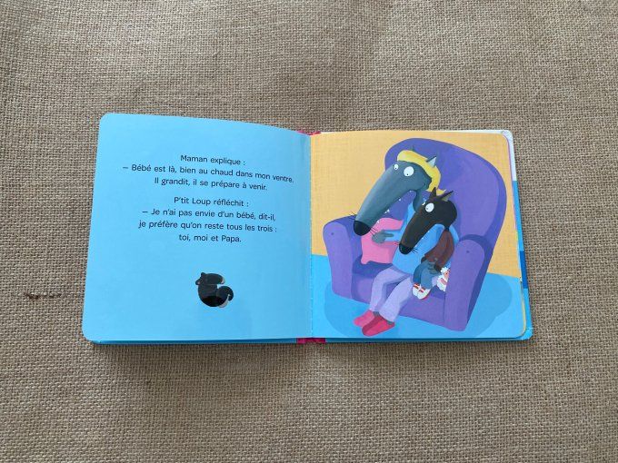 Livre p'tit loup devient grand frère Auzou d'occasion