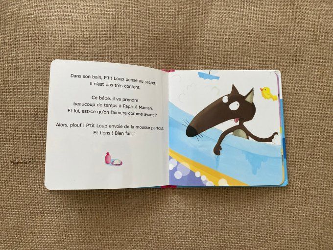 Livre p'tit loup devient grand frère Auzou d'occasion