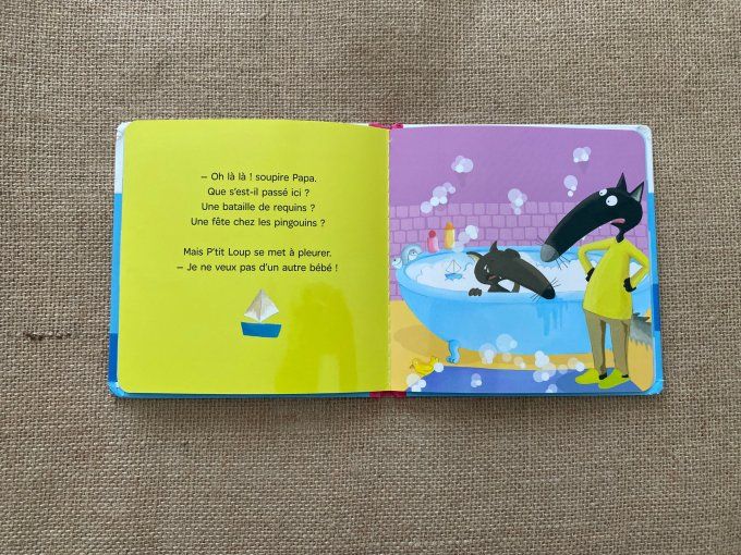Livre p'tit loup devient grand frère Auzou d'occasion
