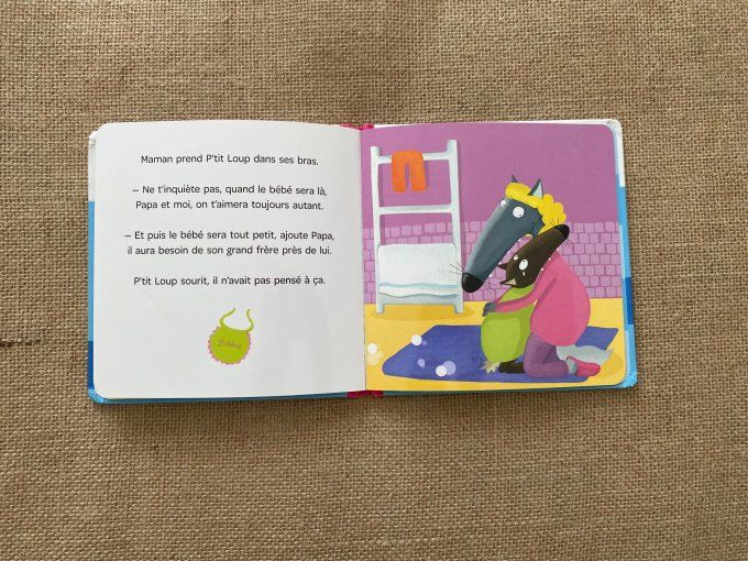 Livre p'tit loup devient grand frère Auzou d'occasion