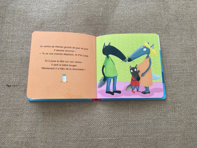 Livre p'tit loup devient grand frère Auzou d'occasion