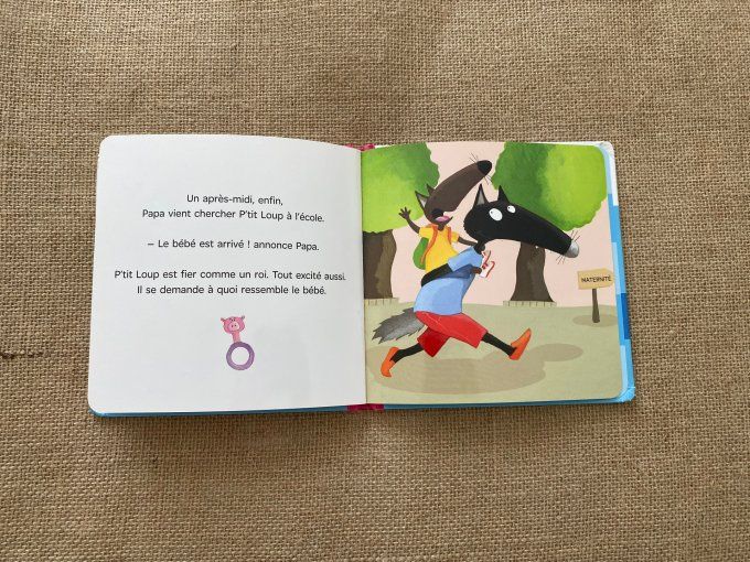 Livre p'tit loup devient grand frère Auzou d'occasion