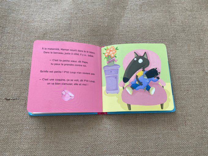 Livre p'tit loup devient grand frère Auzou d'occasion