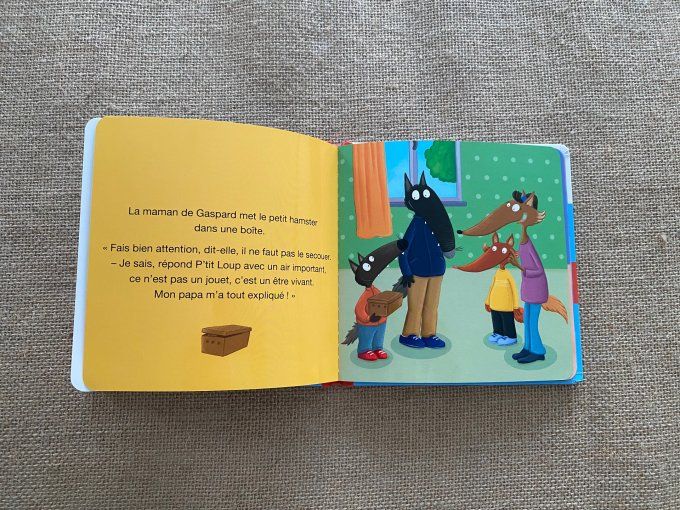 Livre p'tit loup a un animal de compagnie Auzou d'occasion