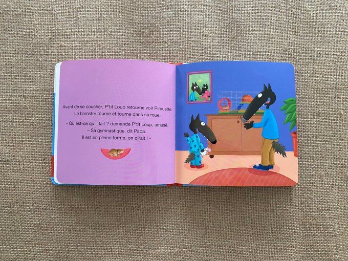 Livre p'tit loup a un animal de compagnie Auzou d'occasion