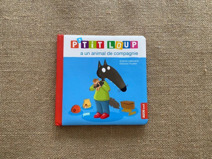 Livre p'tit loup a un animal de compagnie Auzou d'occasion