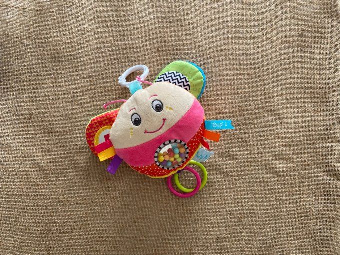 Peluche d'activités Léonie l'abeille Babynat d'occasion