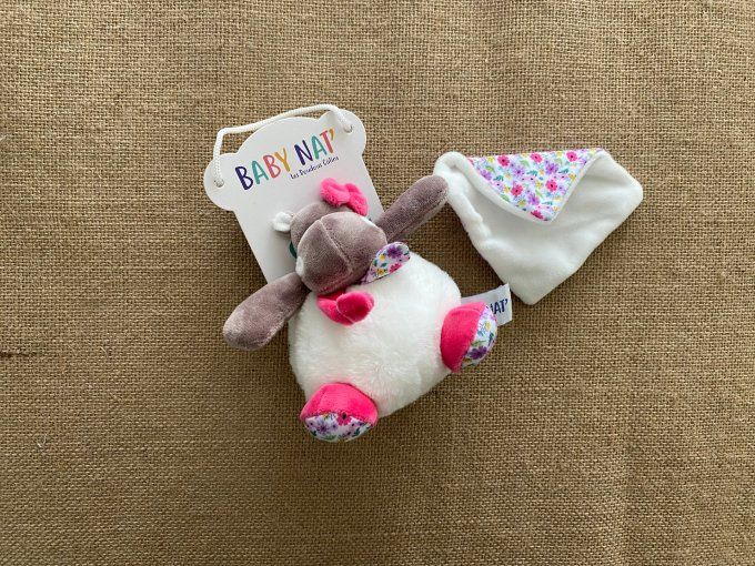 Doudou mouchoir Zoé l'hippo BN0705 Baby Nat d'occasion - Article Neuf