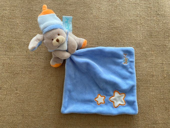 Doudou mouchoir chien étoiles luminescent BN0792 Baby Nat d'occasion