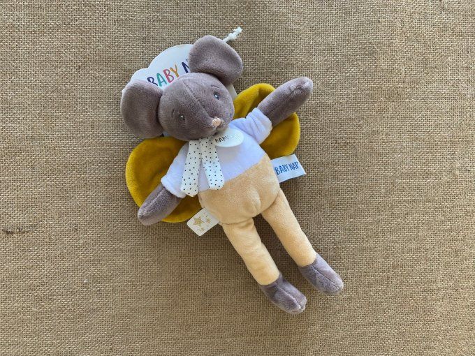 Peluche souris Nelson fée jaune BN0731 - Article Neuf