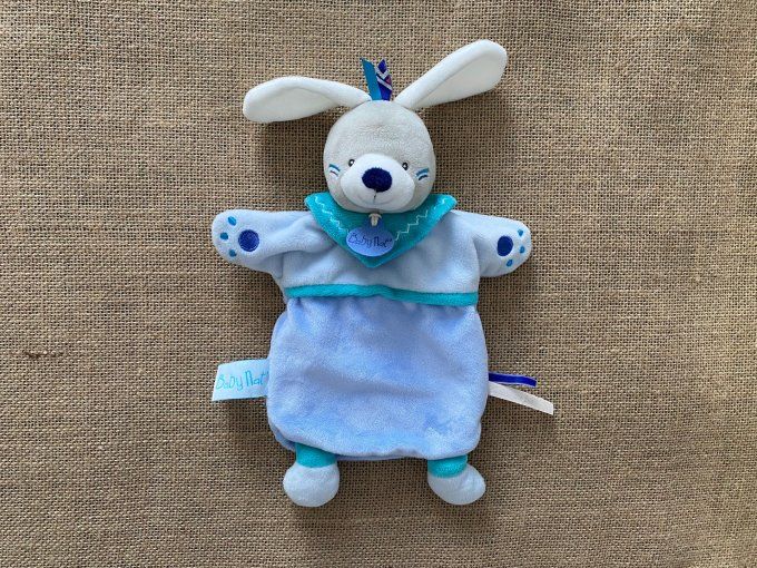 Doudou marionnette lapin Tipioux BN0463 Baby Nat d'occasion