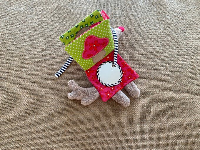 Livre d'éveil tissu souris Babysun d'occasion 