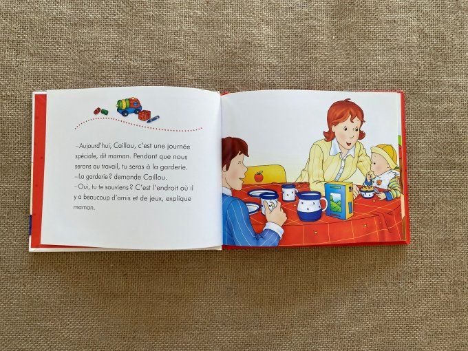 Livre Caillou va à la garderie Chouette d'occasion