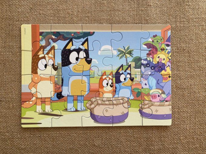 Puzzle Bluey 2x20 pièces Clementoni d'occasion 