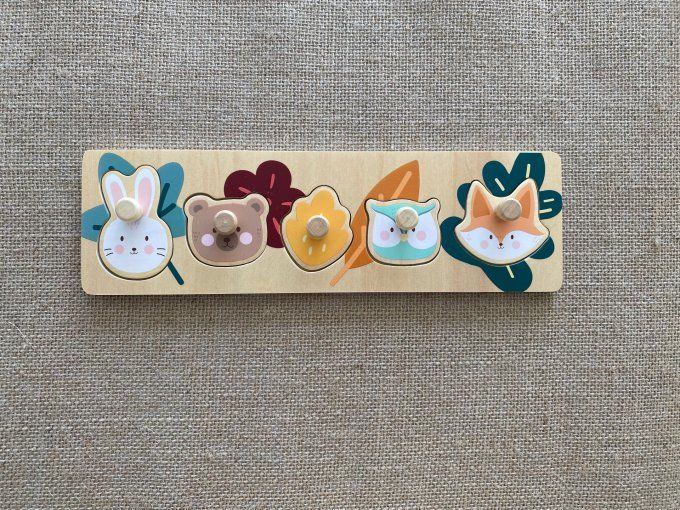 Puzzle boutons Amis de la forêt Cultura d'occasion