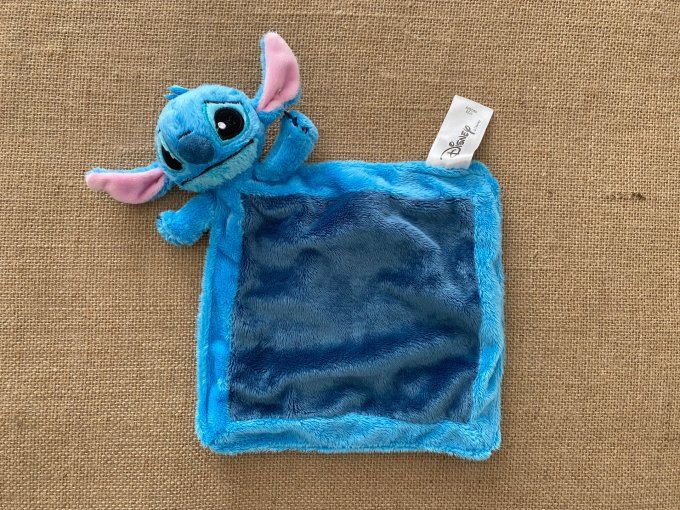 Doudou plat Stitch bleu Disney d'occasion