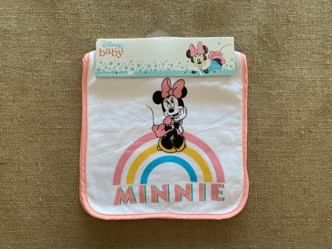Lot de 2 bavoirs Minnie Disney Baby - Article Neuf