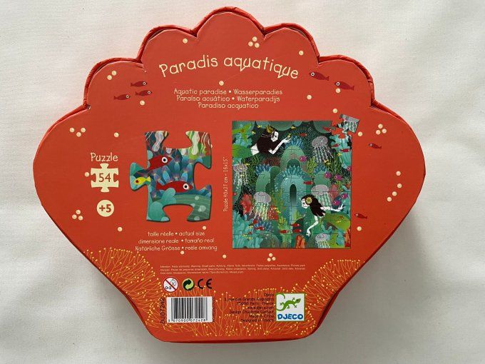 Puzzle Paradis aquatique 54 pièces dès 5 ans Djeco d'occasion