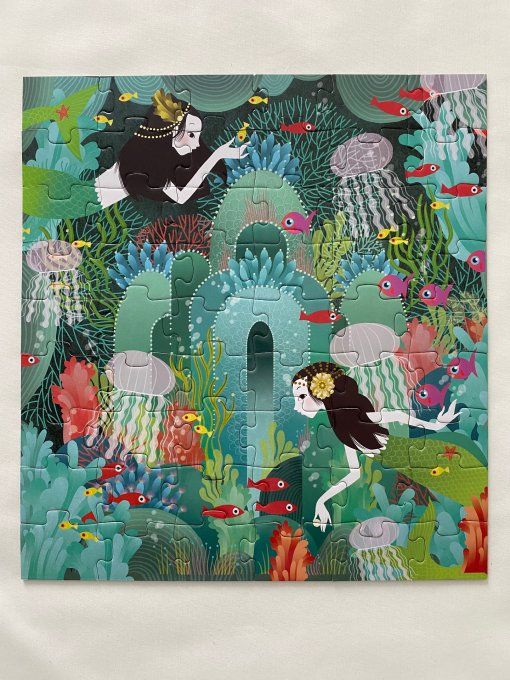 Puzzle Paradis aquatique 54 pièces dès 5 ans Djeco d'occasion