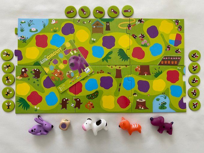 Jeu de société little Circuit Djeco d'occasion