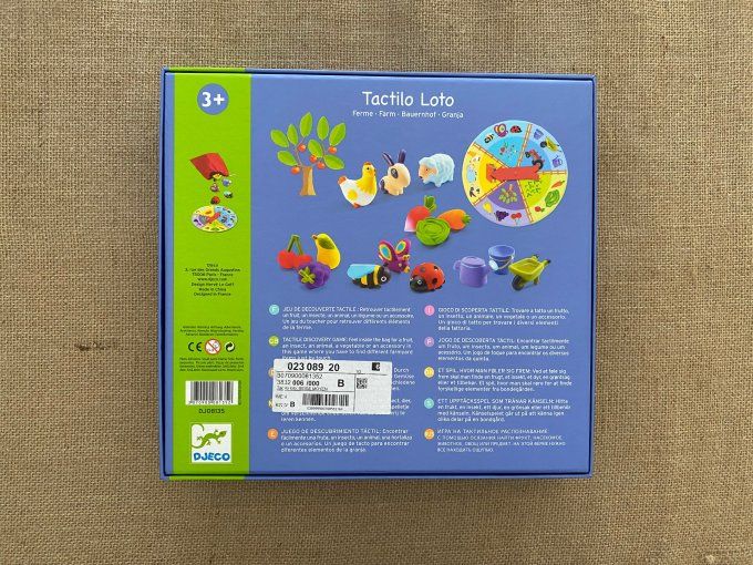 Jeu tactilo loto ferme Djeco d'occasion