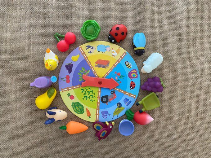 Jeu tactilo loto ferme Djeco d'occasion