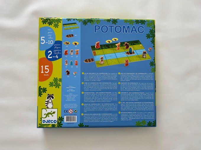 Jeu de coopération Potomac Djeco d'occasion 
