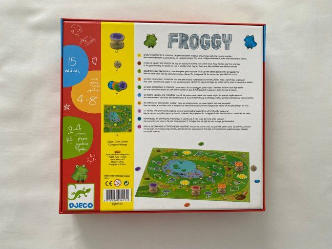 Jeu de  société FROGGY Djeco d'occasion 