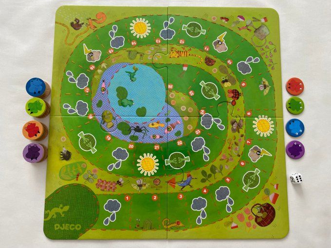 Jeu de  société FROGGY Djeco d'occasion 