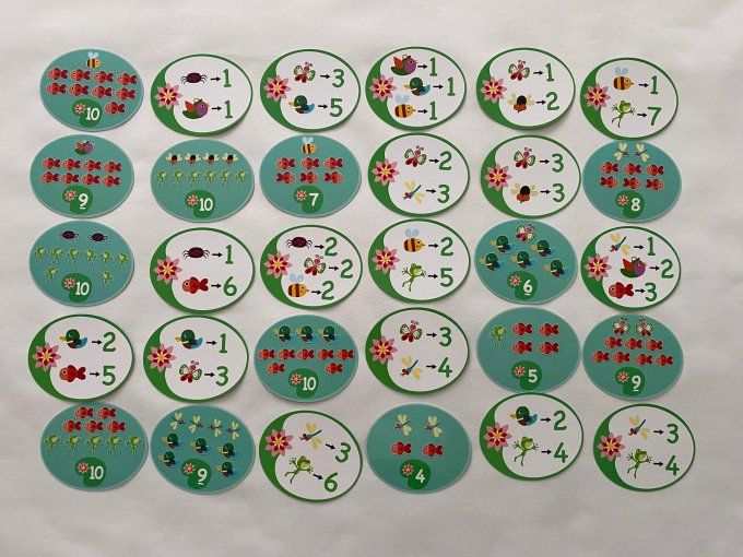 Jeu de société éducatif Additions DJECO d'occasion