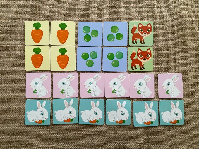 Jeu de société little COLLECT  Djeco d'occasion