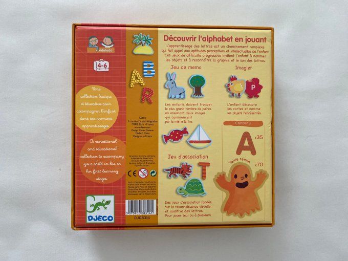 Jeu de société Jeux de lettres Djeco d'occasion 
