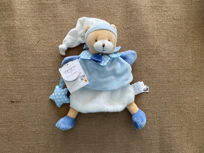 Doudou marionnette ours petit chou DC3081 Doudou et Compagnie - Article Neuf