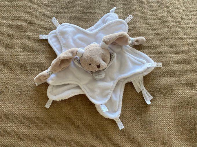 Doudou plat lapin Céleste étoile blanc DC2398 Doudou et Compagnie d'occasion