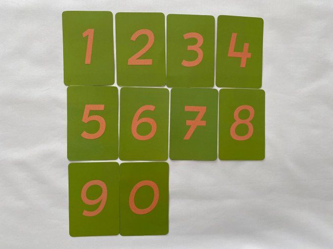 Les chiffres rugueux Montessori Eyrolles d'occasion