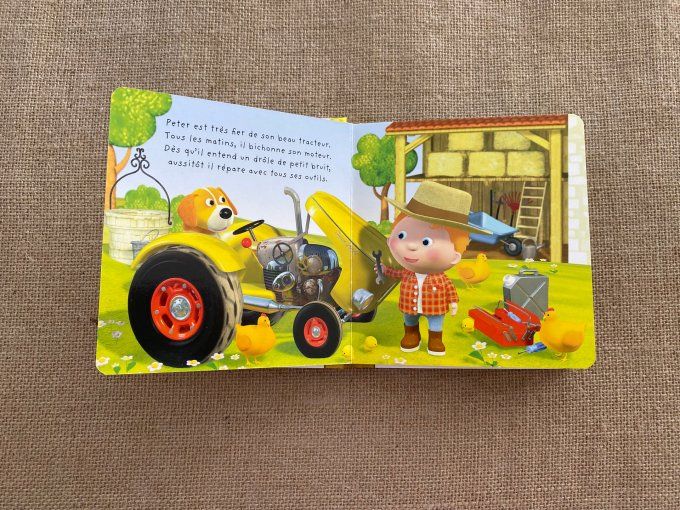 Livre Le tracteur de Peter P'tit Garçon Fleurus d'occasion