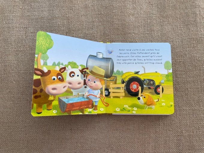 Livre Le tracteur de Peter P'tit Garçon Fleurus d'occasion