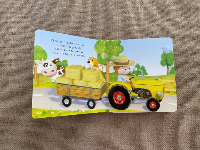 Livre Le tracteur de Peter P'tit Garçon Fleurus d'occasion