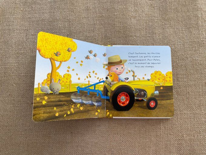 Livre Le tracteur de Peter P'tit Garçon Fleurus d'occasion